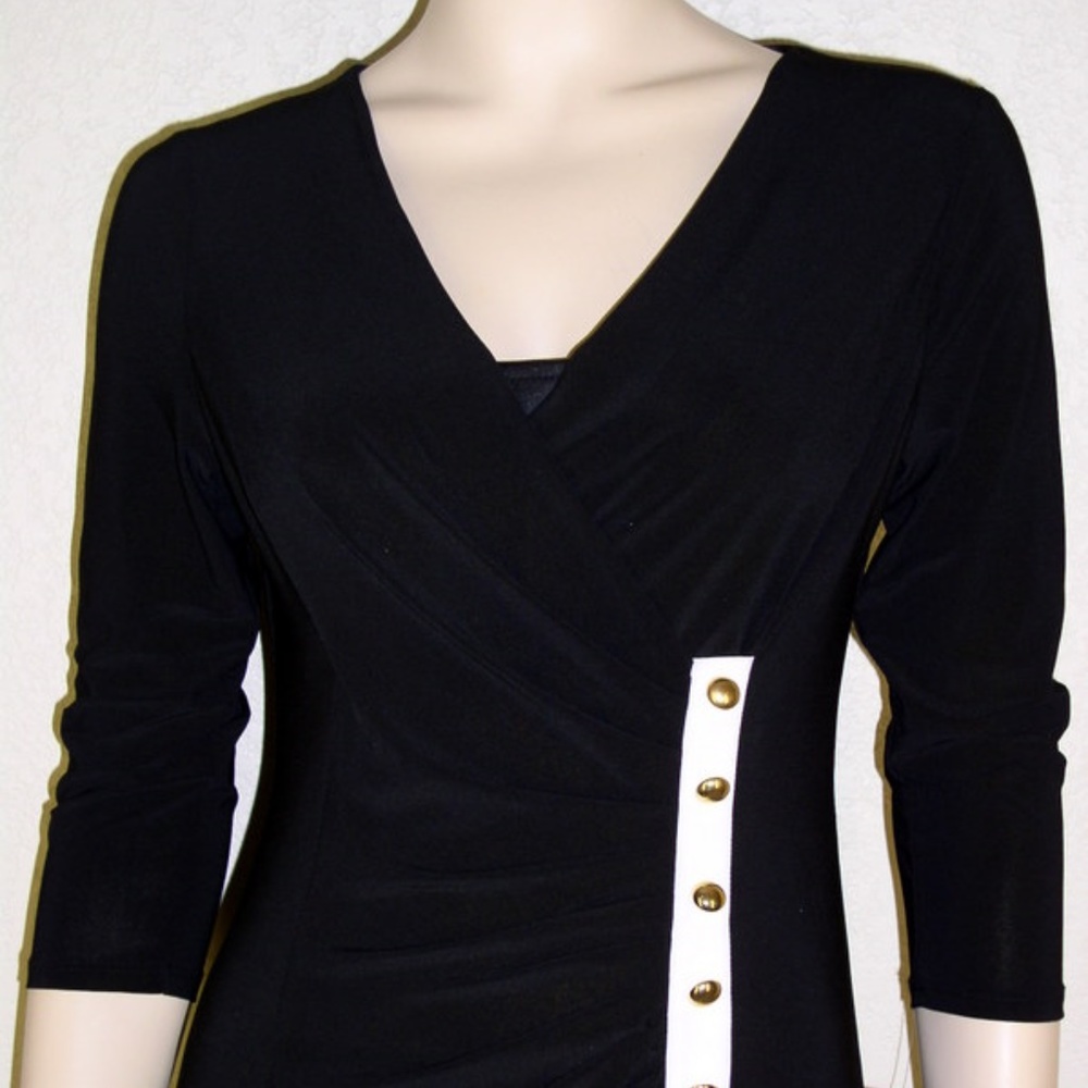 Evan Picone NWT 3/4 Sleeve Conversation Star Dress